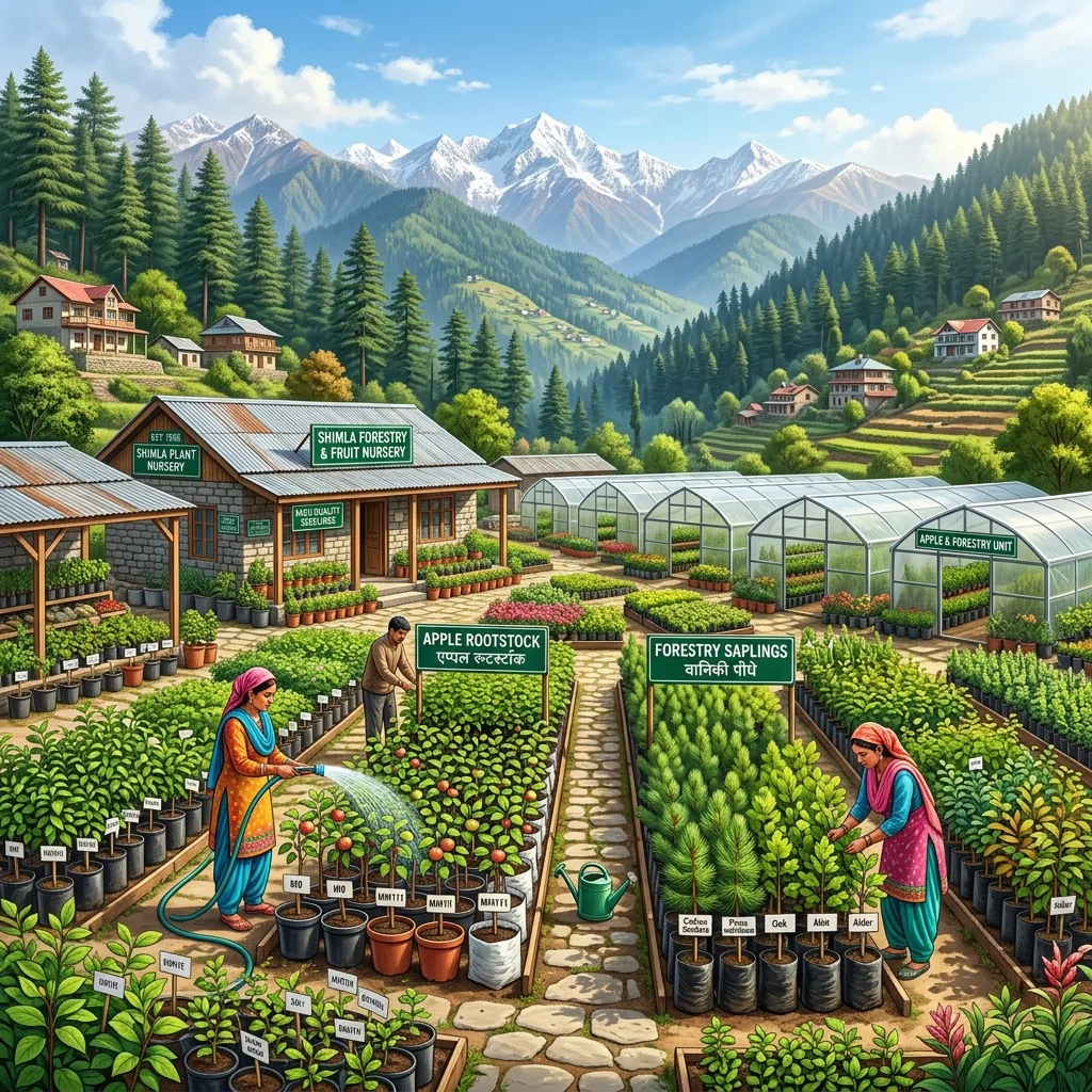Shimla Nursery Field Note: Vermicompost in Potting Mix